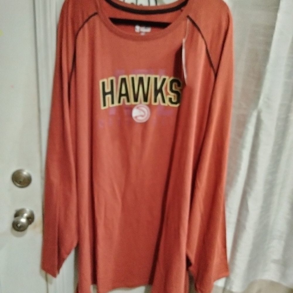 Atlanta Hawks NBA Majestic Men's Longsleve T-shirt